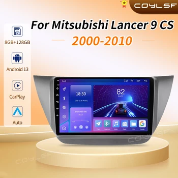 Беспроводная автомагнитола CarPlay Android для Mitsubishi Lancer 9 CS 2000 2001 2002 2003 2004-2010 4G  5
