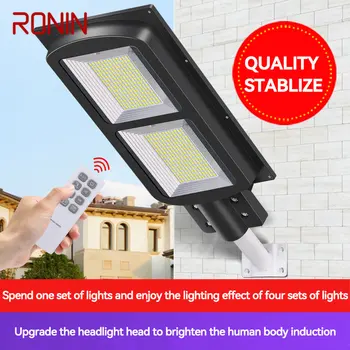Солнечные уличные фонари RONIN Наружный светодиодный водонепроницаемый IP65 Индукционный светильник для человеческого тела для дома Современный Внутренний дворик Сад  5