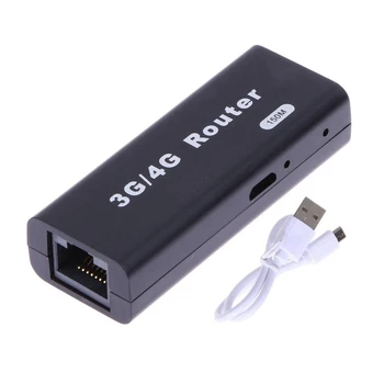 Мини Портативный маршрутизатор USB Беспроводной маршрутизатор 3G / 4G Wifi Точка доступа Wlan Точка доступа Wi-Fi 150 Мбит/с Беспроводной маршрутизатор RJ45 USB с USB-кабелем  5