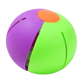 Мяч-летающая тарелка С разноцветными огнями, Эластичный шаг по мячу, Летающий мяч, инновационные креативные игрушки, спортивный мяч на открытом воздухе  10