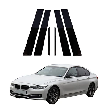 4шт. Автомобильные дверные Оконные стойки, накладка, наклейка, Глянцевые черные детали экстерьера для BMW F31 2012 2013 2014 2015 2016 2017 2018  5
