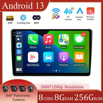 Android 13 для Citroen Berlingo Для Peugeot Partner 2008 - 2019 Автомагнитола, авторадио, Мультимедийный видеоплеер, навигация GPS  5