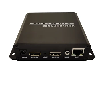 Кодировщик H265/H264 4k Ultra HD 38400x2160P HDMI + USB Вход камеры IP-выход (RTMP/UDP/HTTP/RTSP)  0