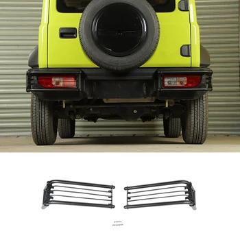 Накладка крышки заднего фонаря автомобиля Suzuki Jimny 2019 2020 2021 2022 Алюминиевый сплав Черный  5