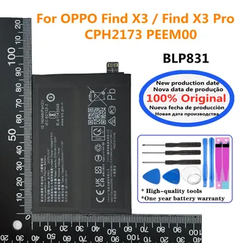 Новый 100% Оригинальный Аккумулятор BLP831 Для OPPO Find X3 / Find X3 Pro X3Pro CPH2173 PEEM00 Замена Аккумулятора Мобильного Телефона Bateria  3