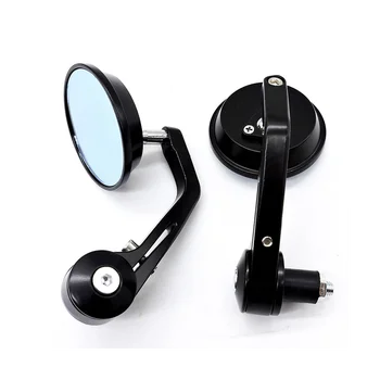 Зеркало заднего вида для мотоцикла, Универсальное круглое зеркало на руле, зеркало для помощи при движении задним ходом, Отражающее зеркало  4