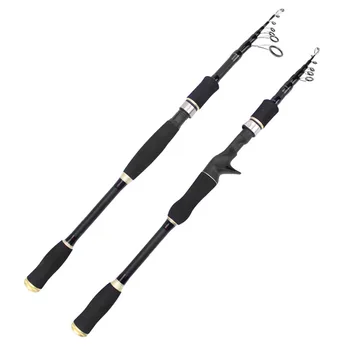 ZY309 Короткая секционная выдвижная удочка с длинным забросом и прямой ручкой, карбоновая портативная удочка длиной 2,7 м  5
