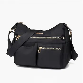 Модная водонепроницаемая нейлоновая сумка через плечо с легким дизайном, женская брендовая сумка, многофункциональные сумки через плечо  10