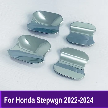 Боковая дверная ручка, Накладка крышки чаши для Honda Stepwgn 2022 2023 2024, Автомобильные наклейки из углеродного волокна, Аксессуары для укладки  0