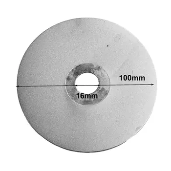 Шлифовальный инструмент Шлифовальный круг Ювелирные изделия из каменного стекла 100 мм 4шт Шлифовальный круг с алмазным покрытием Полировальный диск Прочный  5
