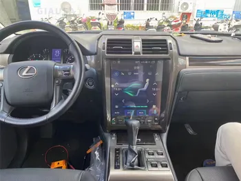 128 Г Tesla Экран Стиль Автомобиля Радио Для Lexus GX400 GX460 2010-2021 Android Авто Стерео Мультимедийный Плеер GPS Навигация Головное Устройство  5
