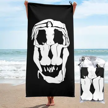 Дали Череп Сальвадор Дали Таблау Арт Быстросохнущее Полотенце Мягкое Впитывающее Пляжное Одеяло Для Плавания  5