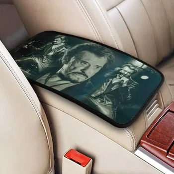 Подлокотник для автомобиля Johnny Hallyday Rock Music, нескользящая накладка для защиты центральной консоли французского певца, коврик универсального стиля  5