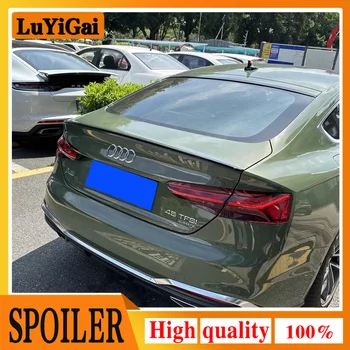 Для Audi A5 S5 2017-2023 Спойлер заднего багажника автомобиля Высококачественный Материал ABS Цвет грунтовки Украшение заднего крыла автомобиля  5