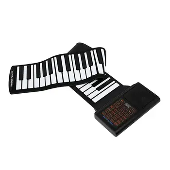61-клавишное Рулонное Клавишное Пианино Для Начинающих, Стереодинамики Hi-Fi, Электронное Пианино Ручной работы С Педалью  10