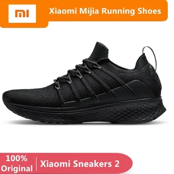Кроссовки Xiaomi Mijia 4 Мужские Уличные Спортивные туфли Uni-molding 4D Fishbone Lock System Sneaker 2 Легкие Кроссовки Для бега  5