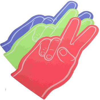 3 Шт Развеселить Палец B Реквизит Подарок Для Детской Вечеринки Игрушки Гигантские Поролоновые Пальцы для Спорта Eva Childs  5
