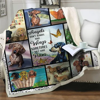 3D Одеяла серии pet dogs мягкое Фланелевое Одеяло Постельное Белье С Рисунком мультяшных животных Для детской комнаты, Покрывало Для Дивана, лоскутные одеяла, чехол для Подарка  5