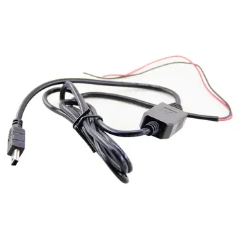 Оптовая продажа с прямой или угловой головкой длиной 1 м (слева) Micro USB постоянного тока для автомобиля с автомобильным инвертором мощности для автомобиля, кабель-преобразователь ~  10
