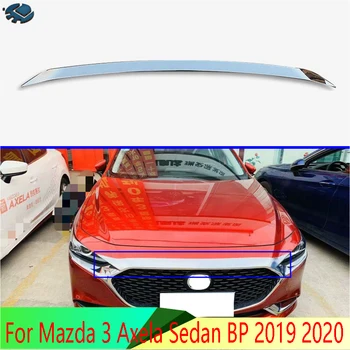 Для Mazda 3 Axela Седан BP 2019 2020 Автомобильные Аксессуары ABS Хромированный Передний Капот Решетка Радиатора Бампера Для Губ Сетчатая Накладка  5