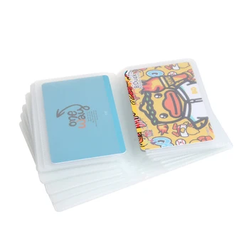 5 x 6 Страниц Пластикового Кошелька с 24 Карточками-Вкладышем Для Складывания Бизнес-Кредитных Карт  5