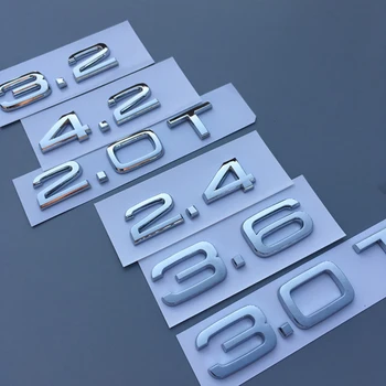 3D Буквы И Цифры Эмблема Audi A3 A4 A5 A6 A7 A8 Q2 Q3 Q5 Q7 Крышка Багажника Автомобиля Именная Табличка Значок Наклейка С Логотипом Хром Глянцевый Черный  2