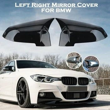 Крышка Зеркала заднего Вида Для BMW 5 Серии F10 F11 F18 2014-2017 Ярко-Черный  4
