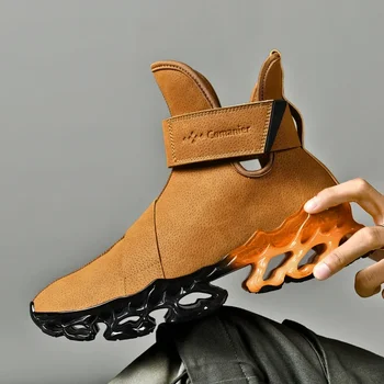 Высококачественные мужские кроссовки, Модная Уличная Водонепроницаемая Нескользящая Повседневная обувь, Дышащая Мужская обувь Zapatillas Hombre  3