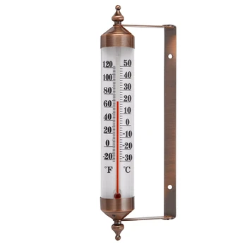 Новый 10-дюймовый Термометр Внутренний Термометр Наружный Термометр Беспроводной Декоративный  5