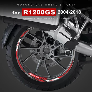 Наклейки на колеса мотоциклов Водонепроницаемые для BMW R1200GS LC R 1200 GS R1200 GS 1200GS Аксессуары 2004-2018 2008 2009 2010 Наклейка на обод  5