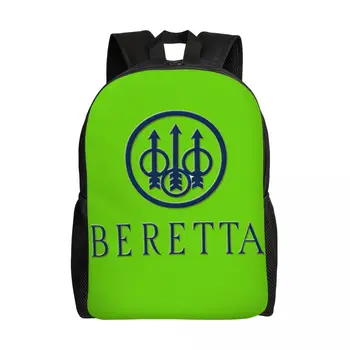 Персонализированные военные рюкзаки Beretta Для женщин и мужчин, модная сумка для книг для колледжа, школьные сумки для оружия  3