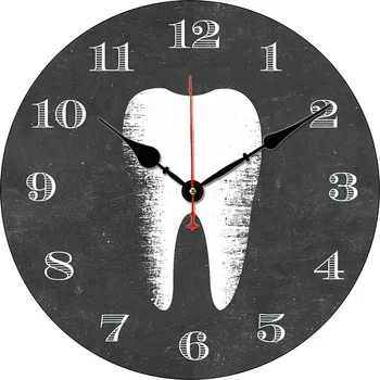 Зубчатые настенные часы Круглые Бесшумные Часы Настенные Навесные светильники Художественный декор для дома Спальни гостиной Офиса  5