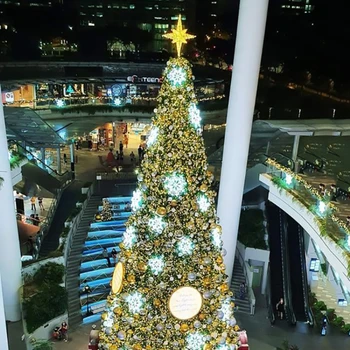 Индивидуальный набор рождественских украшений в виде большой рождественской елки 3/5/6/10 м, набор для шифрования beauty Chen outdoor luminous  4