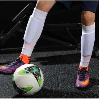 Длинные футбольные носки, футбольные гольфы для икр, защитное снаряжение для футбола, фиксированные носки, уличные защитные носки для икр, чистый хлопок  5