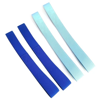 4ШТ полотенцесушителей для кресел для пляжа, бассейна и круизов, зажимы для кресел для полотенец синего и небесно-голубого цветов  5