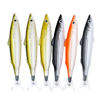 6 Упаковок ручек Шариковая ручка для рыбалки, Рыболовная ручка, ручка в форме рыбки, Подарочные Креативные Канцелярские принадлежности, Канцелярские принадлежности  5