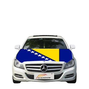 Быстрая доставка, Автомобильный чехол с национальным флагом Боснии и Герцеговины для украшения  0