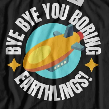 Прощай, скучные земляне, забавная футболка с дирижаблем Zeppelin Pilot s  5
