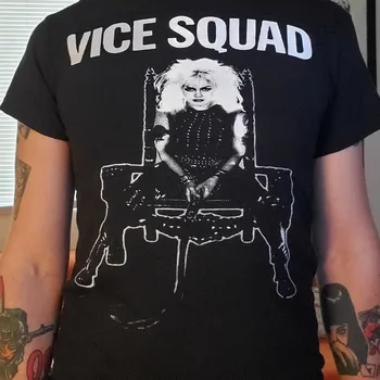 Панк-рок-группа Vice Squad черная футболка с коротким рукавом Всех размеров от S до 5Xl 1PT1236  5