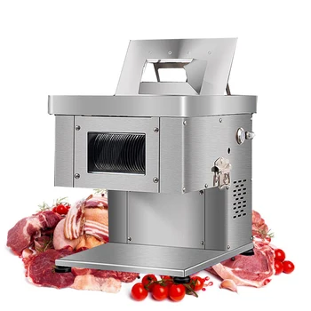 Кухонное оборудование для резки мяса из нержавеющей стали Мясорубка Cuber Dicers Машина для резки мяса мощностью 1100 Вт  5