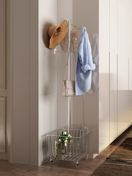 Металлическая вешалка для одежды украшение комнаты подвесная вешалка для одежды бытовая однополюсная вертикальная вешалка для сумок  5