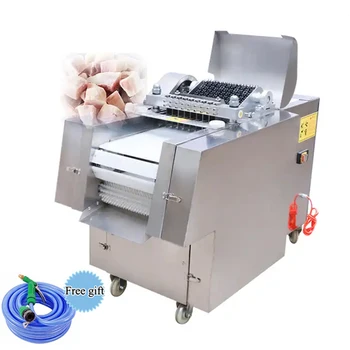 Коммерческая машина для резки свежего мяса и костей, замороженных свиных ребрышек и машина для распиливания костей  10